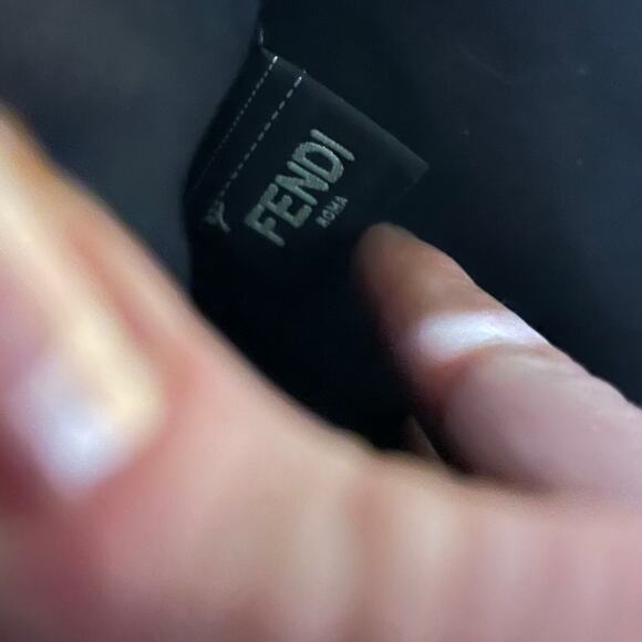 Fendi Vocabulary Fantastic Leather Clutch Moss Green 7N0078 - Picture 7 of 10